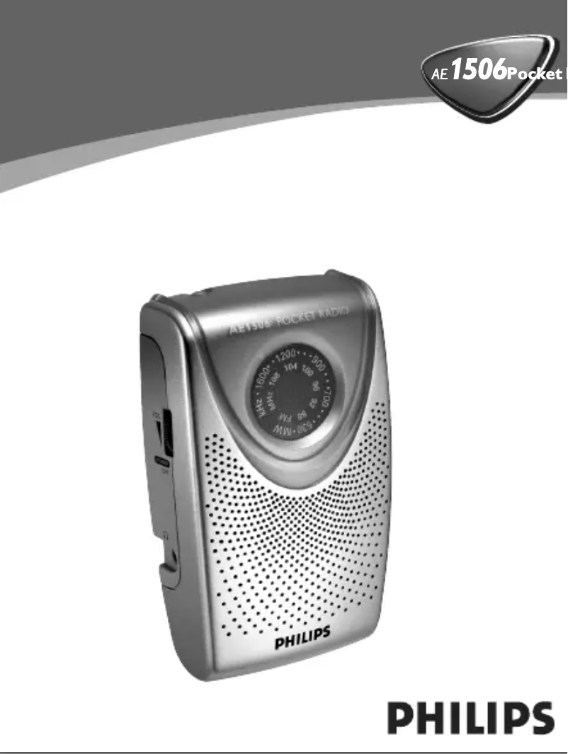 Imagen de la primera página del manual del dispositivo AE1506