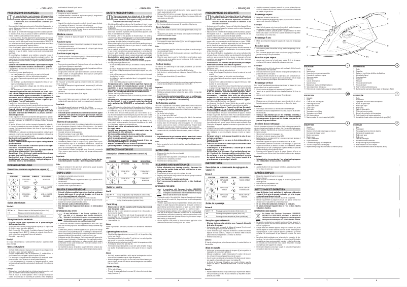 Imagen de la primera página del manual del dispositivo Milord 4500