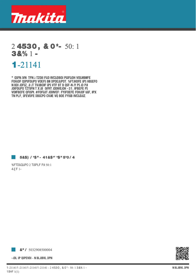 Imagen de la primera página del manual del dispositivo P-21141