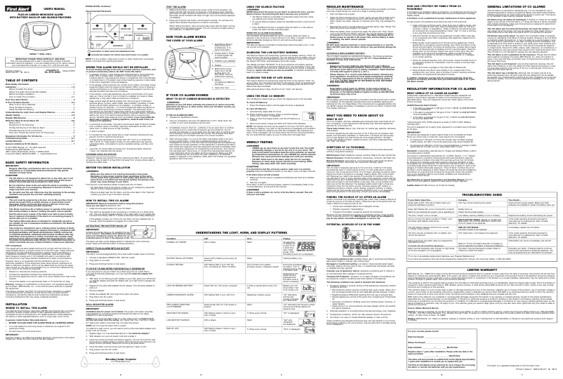 Imagen de la primera página del manual del dispositivo CO615