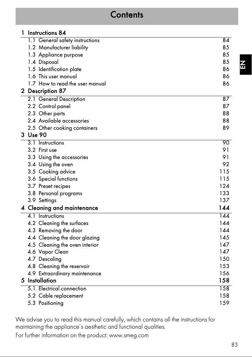 Imagen de la primera página del manual del dispositivo SF4140VC