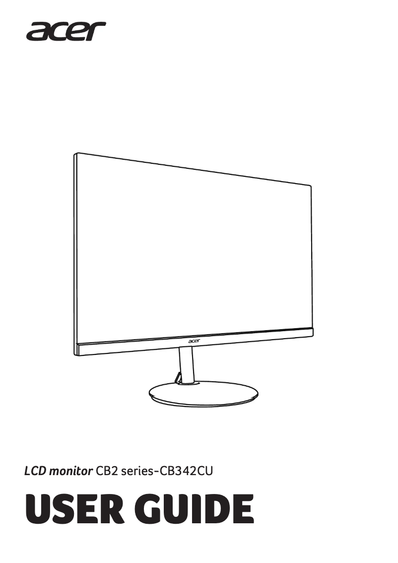 Página nº 1 - Guía de inicio rápido Acer CB342CU