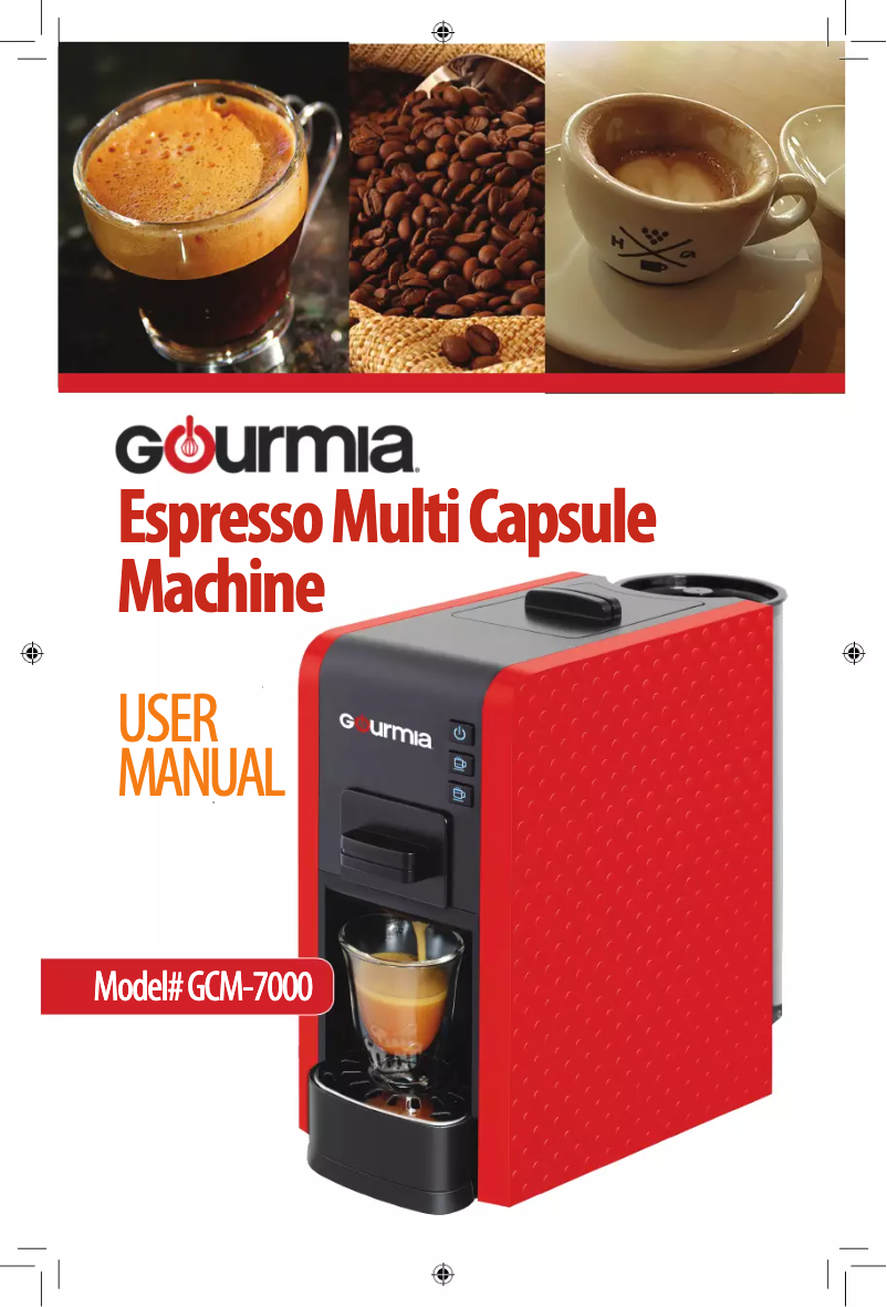 Página 1 del manual Manual de usuario Gourmia GCM7000