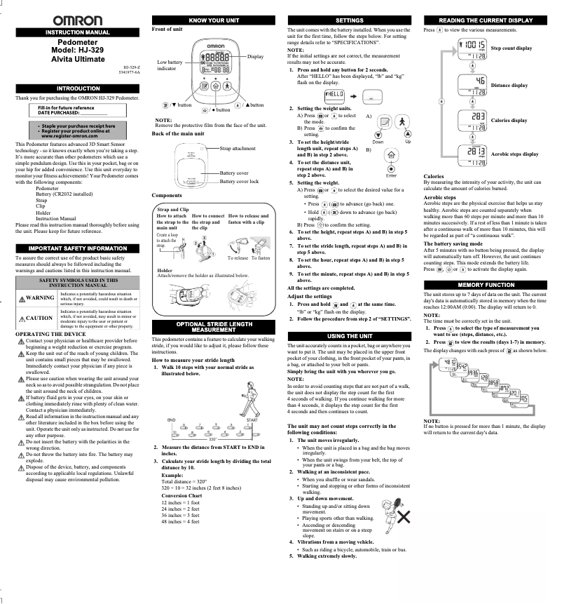 Imagen de la primera página del manual del dispositivo Alvita Ultimate HJ-329