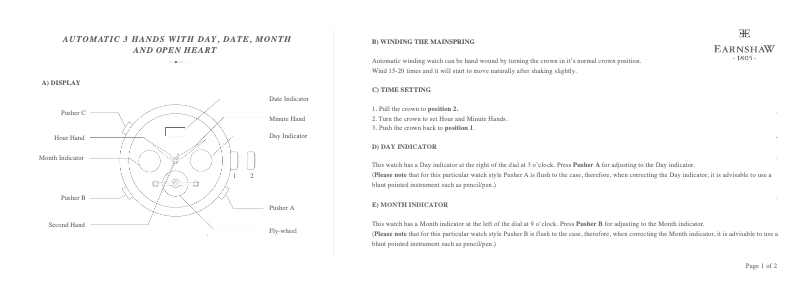 Imagen de la primera página del manual del dispositivo Beaufort ES-8083-01