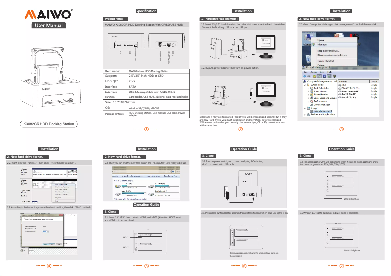 Página nº 1 - Manual de usuario Deltaco K3082CR