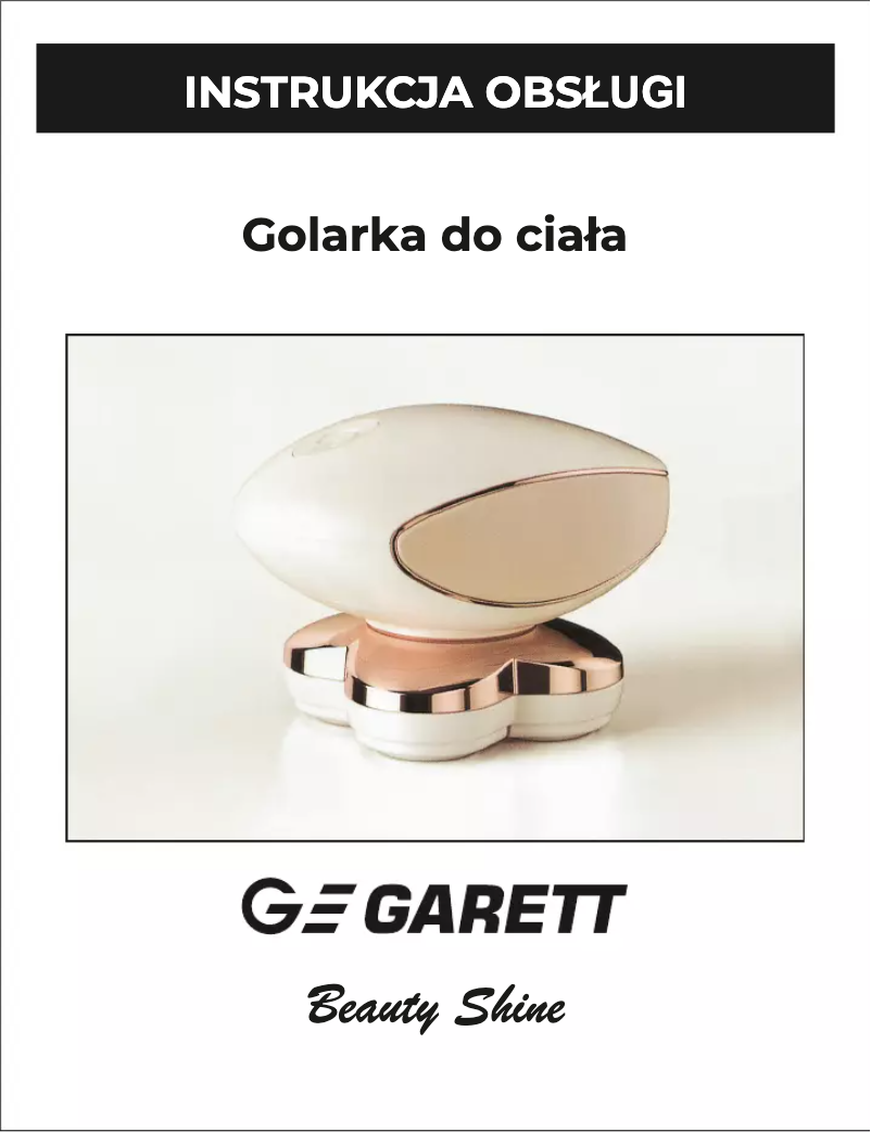 Imagen de la primera página del manual del dispositivo Beauty Shine