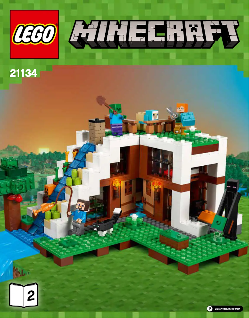 Página 1 del manual Manual de usuario Lego Minecraft 21134