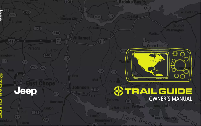 Imagen de la primera página del manual del dispositivo Trail Guide