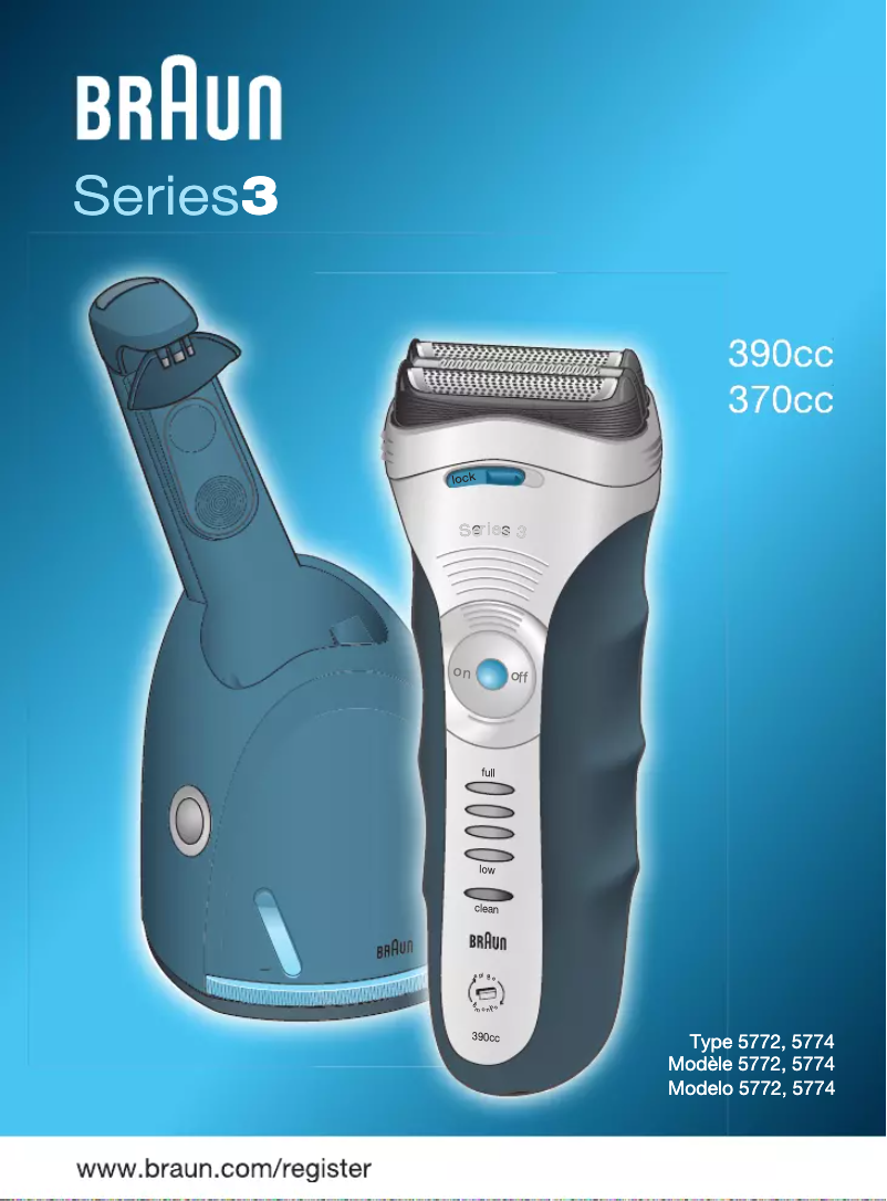 Página nº 1 - Manual de usuario Braun 390cc