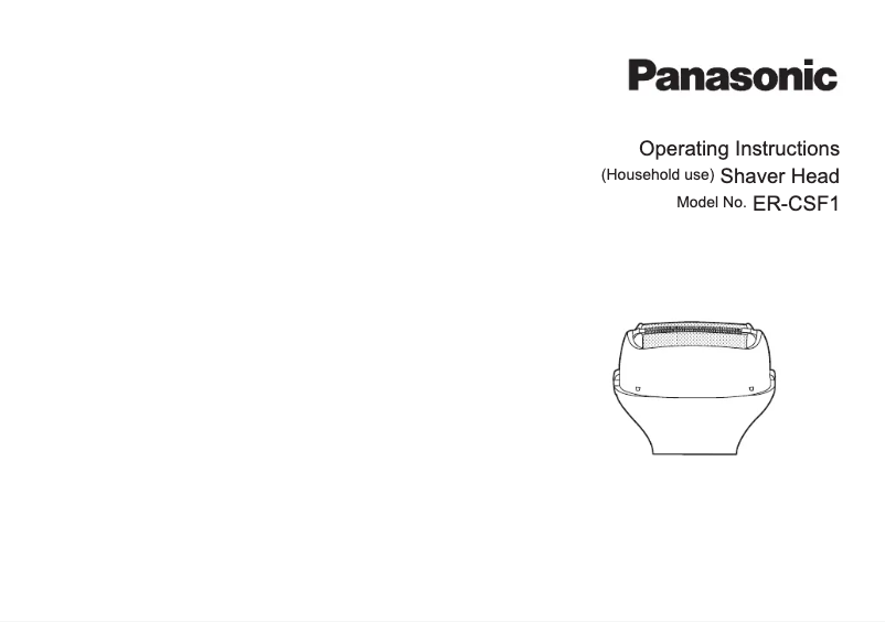 Imagen de la primera página del manual del dispositivo ER-CSF1