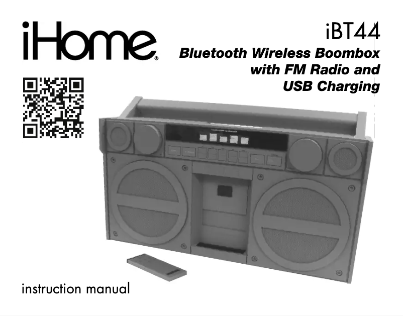 Imagen de la primera página del manual del dispositivo iBT44