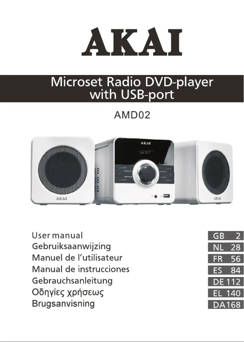 Imagen de la primera página del manual del dispositivo AMD02