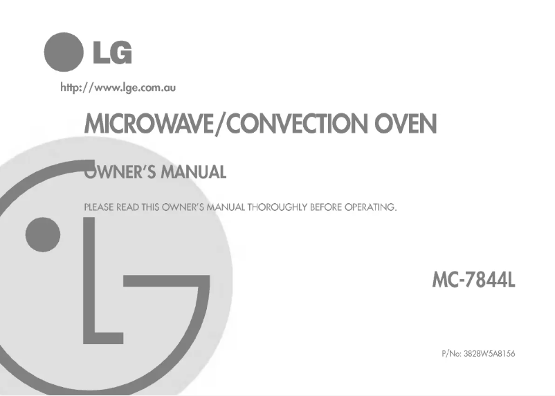 Imagen de la primera página del manual del dispositivo MC-7844L