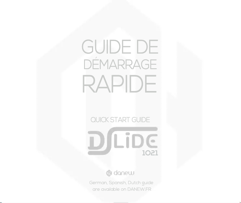 Imagen de la primera página del manual del dispositivo Dslide 1021