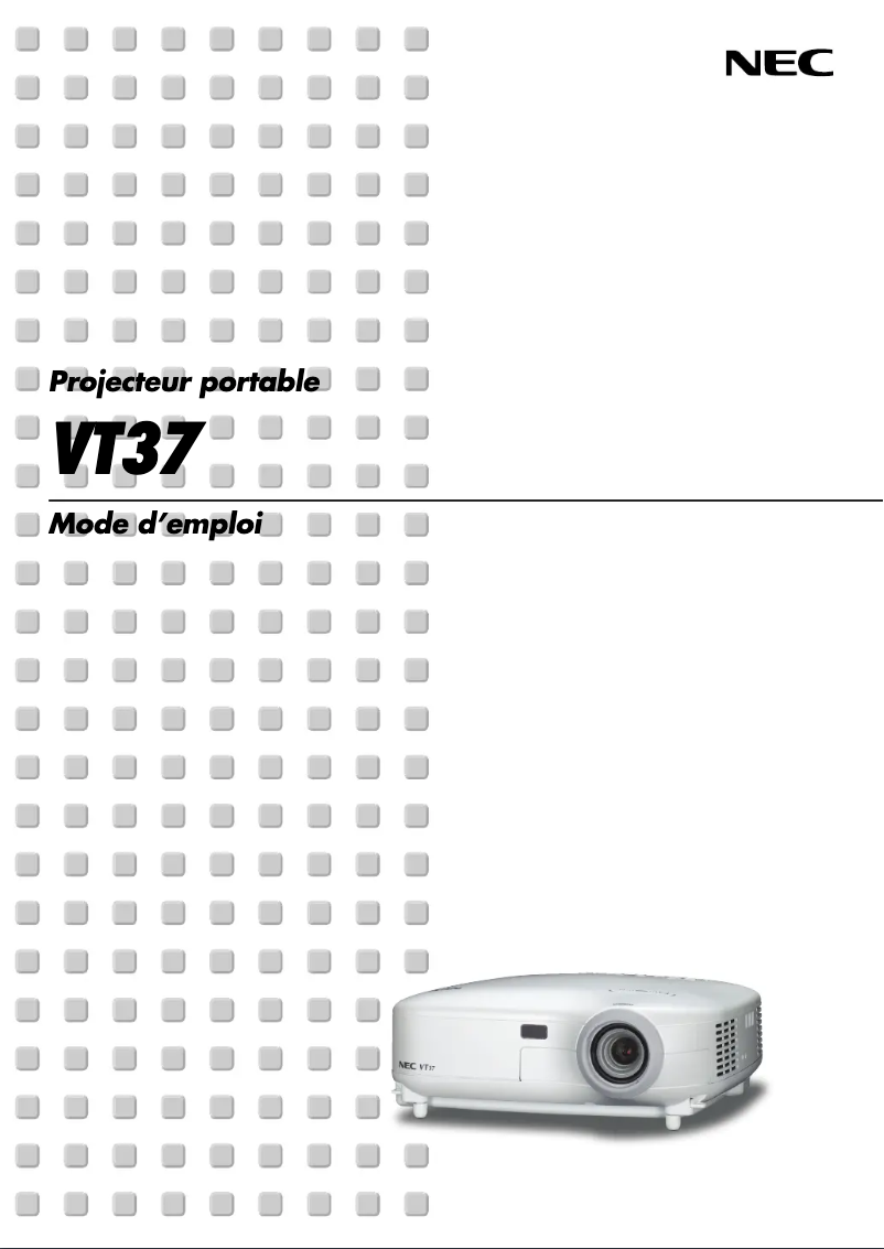 Imagen de la primera página del manual del dispositivo VT37
