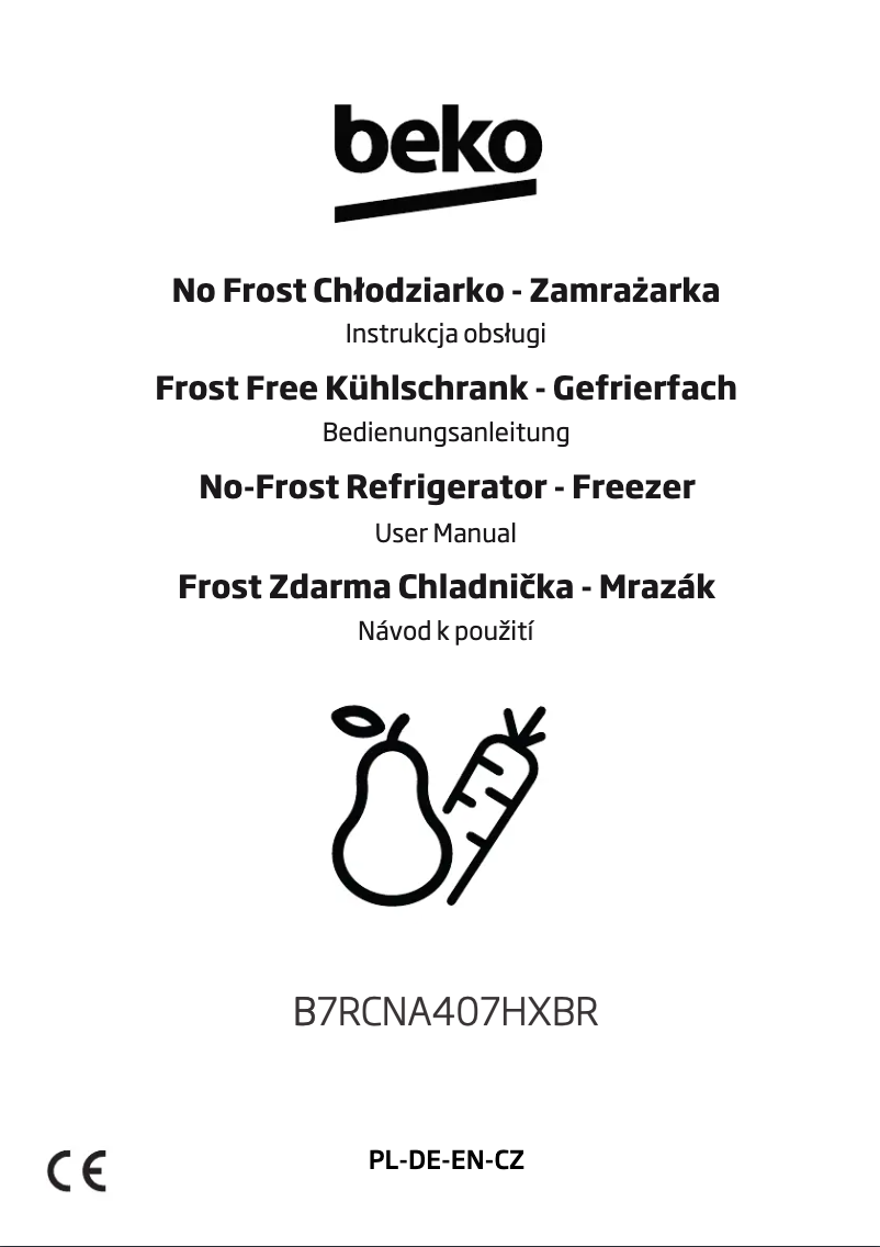 Imagen de la primera página del manual del dispositivo B7RCNA407HXBR