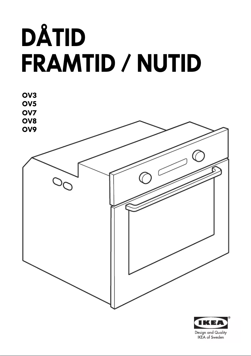 Página 1 del manual Manual de usuario Ikea FRAMTID OV5