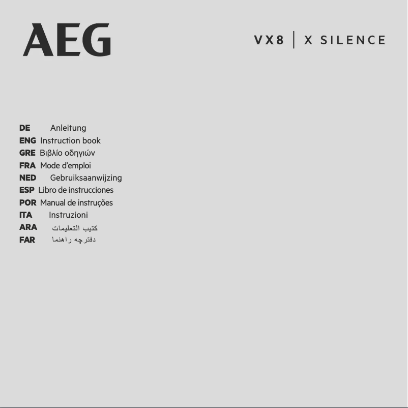 Imagen de la primera página del manual del dispositivo VX8-3-WR-M