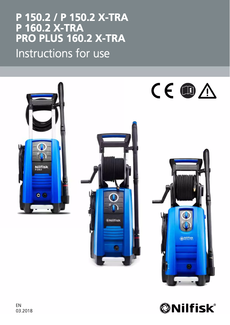 Página 1 del manual Manual de usuario Nilfisk P 160.2-12 POWER X-TRA