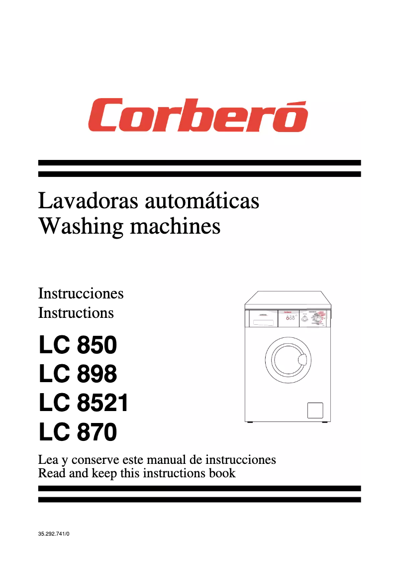 Página nº 1 - Manual de usuario Corbero LC8521