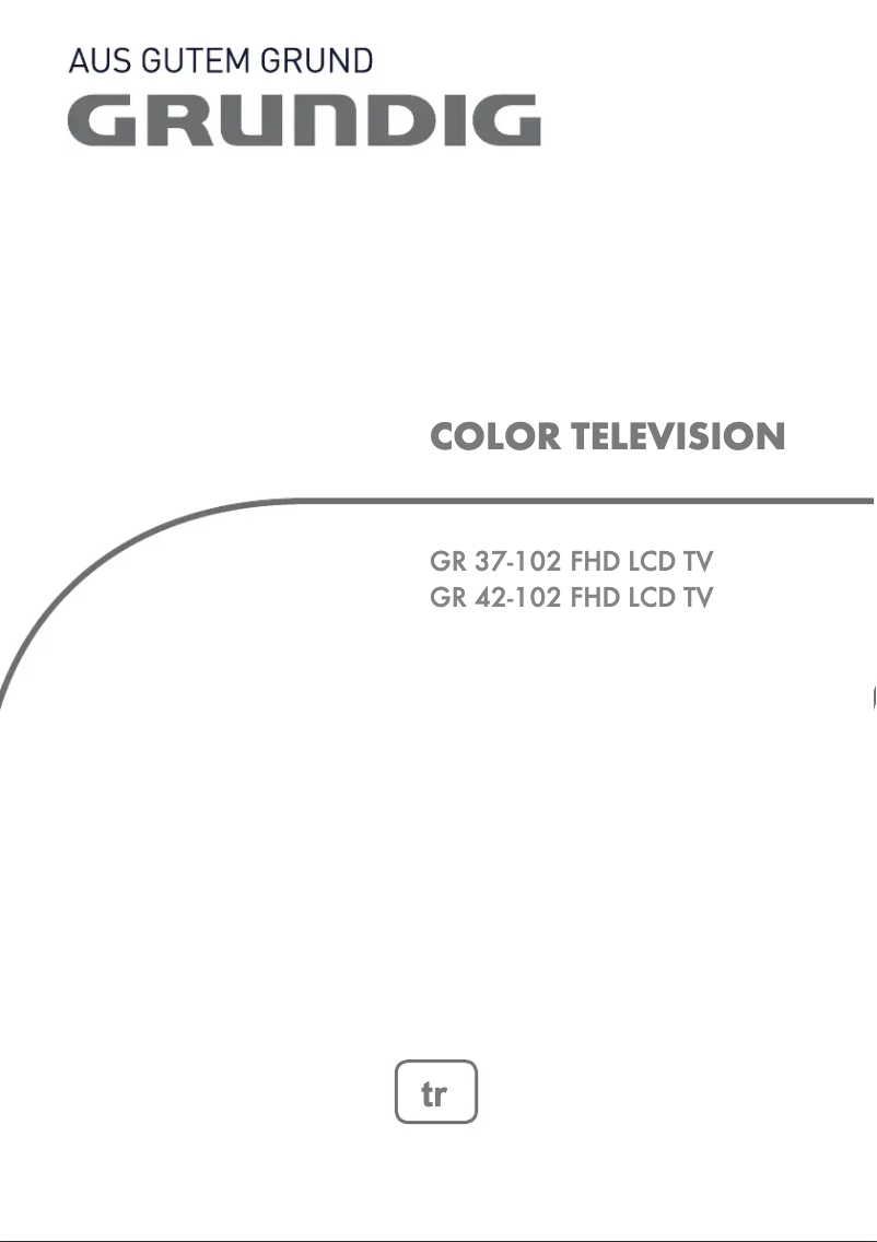 Imagen de la primera página del manual del dispositivo GR 42-102 FHD