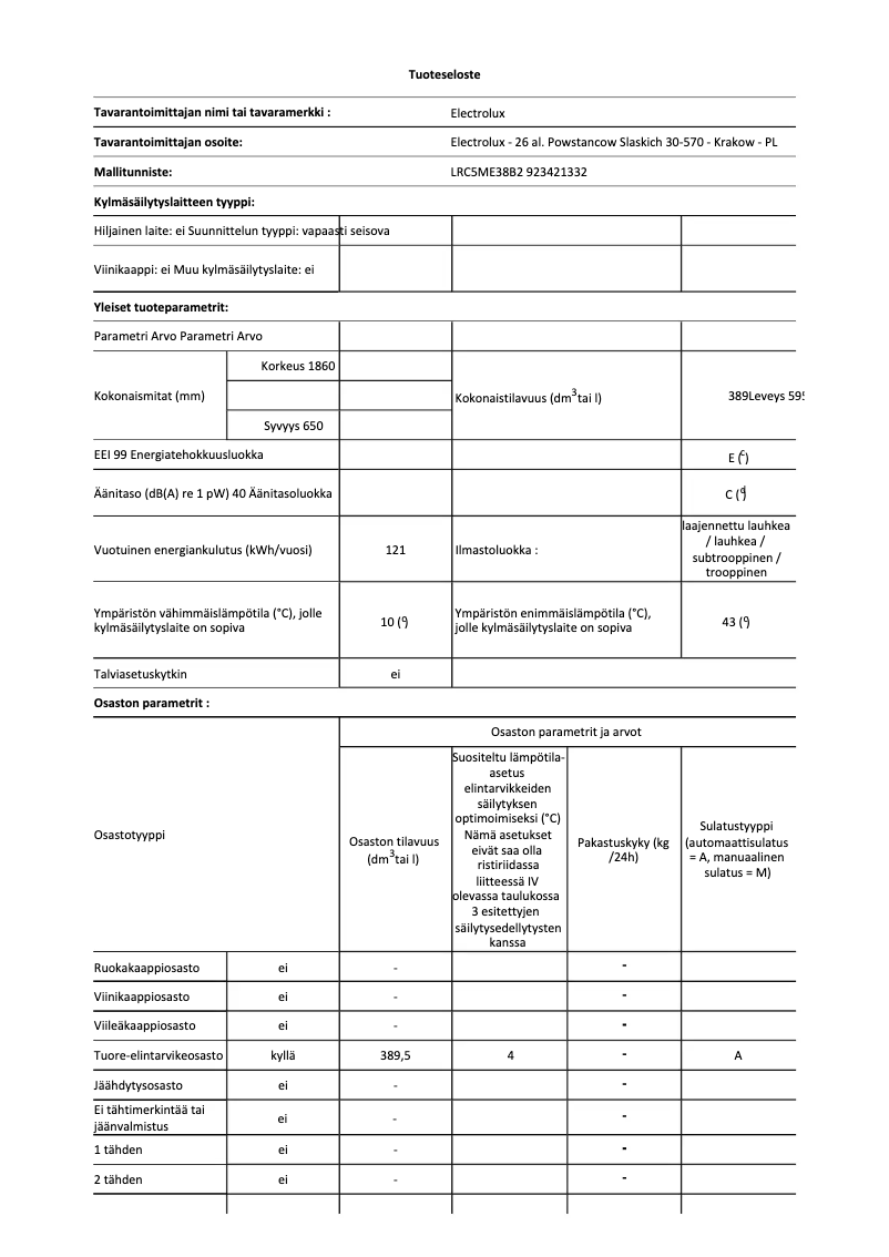 Imagen de la primera página del manual del dispositivo LRC5ME38B2