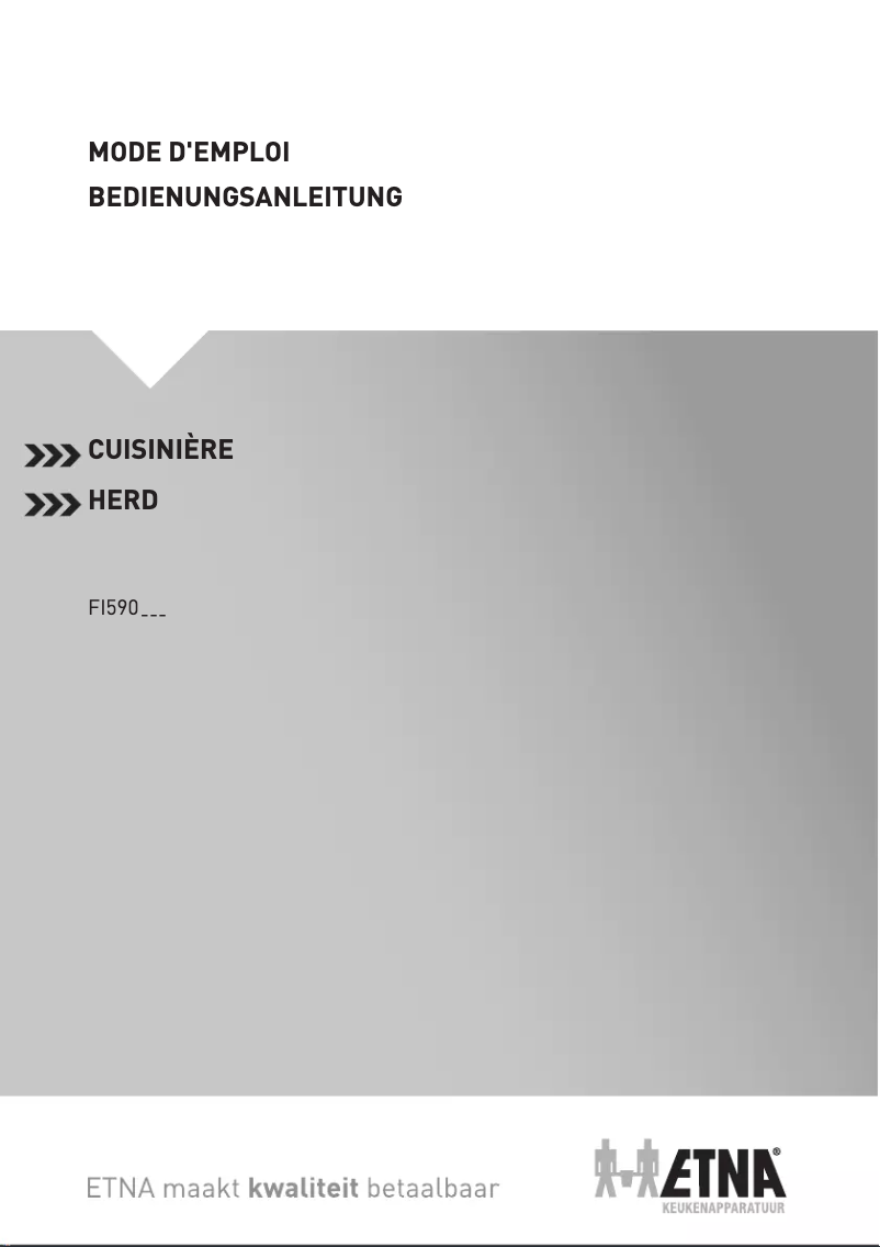 Imagen de la primera página del manual del dispositivo FI590