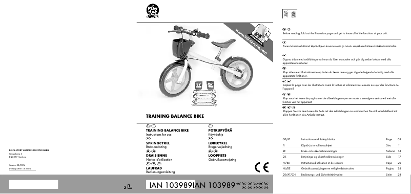 Imagen de la primera página del manual del dispositivo IAN 103988