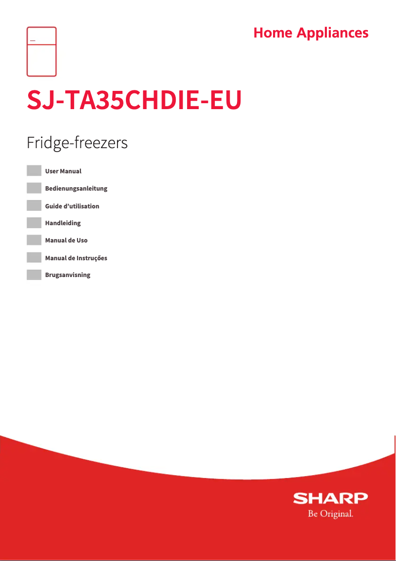Imagen de la primera página del manual del dispositivo SJ-TA35CHDIE-EU