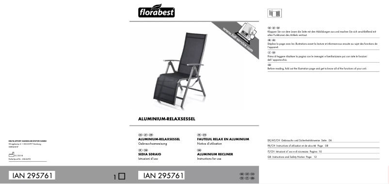 Página 1 del manual Manual de usuario Florabest IAN 295761