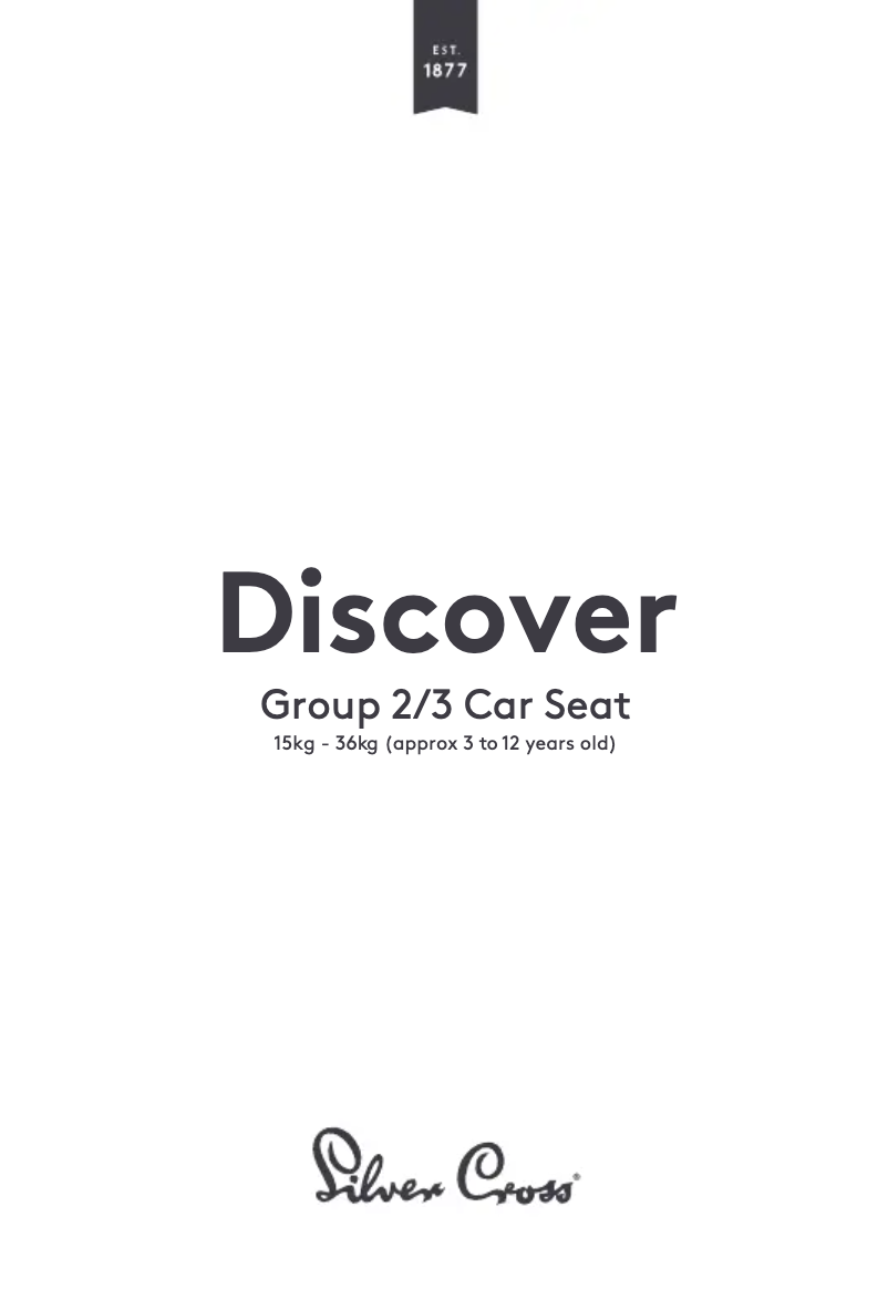 Página nº 1 - Manual de usuario Silver Cross Discover