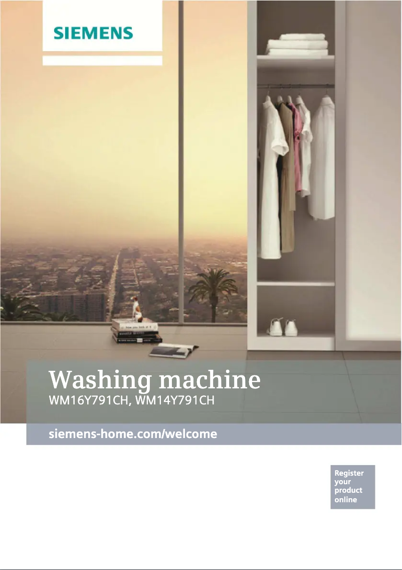 Imagen de la primera página del manual del dispositivo WM14Y791