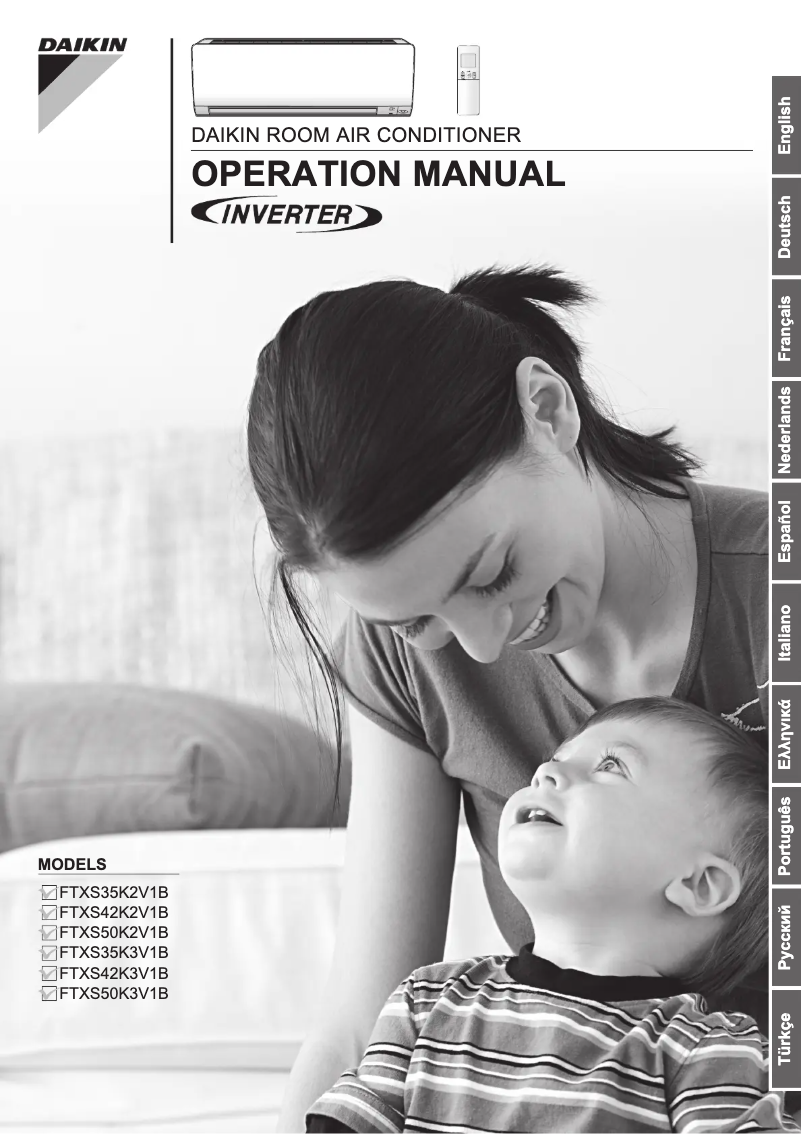 Página nº 1 - Manual de usuario Daikin FTXS50K3V1B