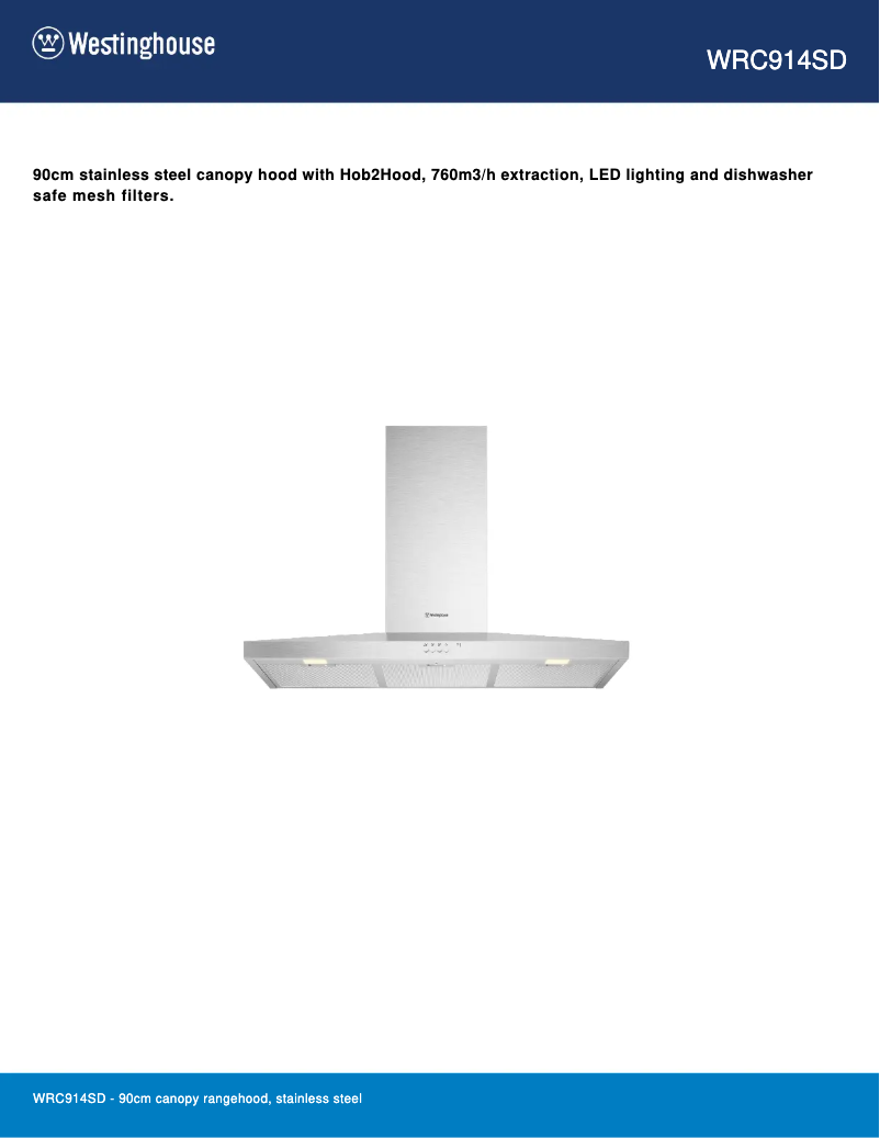 Imagen de la primera página del manual del dispositivo WRC914SD