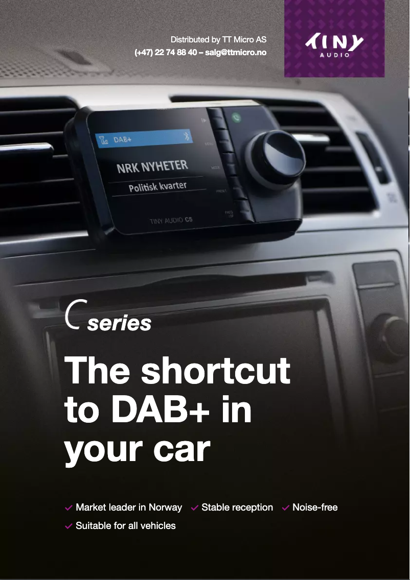 Página nº 1 - Manual de usuario Tiny Audio C5