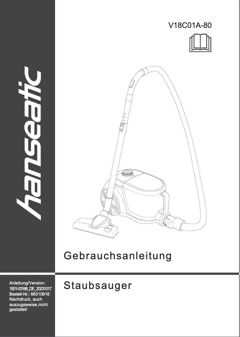 Imagen de la primera página del manual del dispositivo V18C01A-80