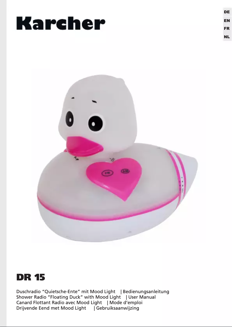 Imagen de la primera página del manual del dispositivo DR 15