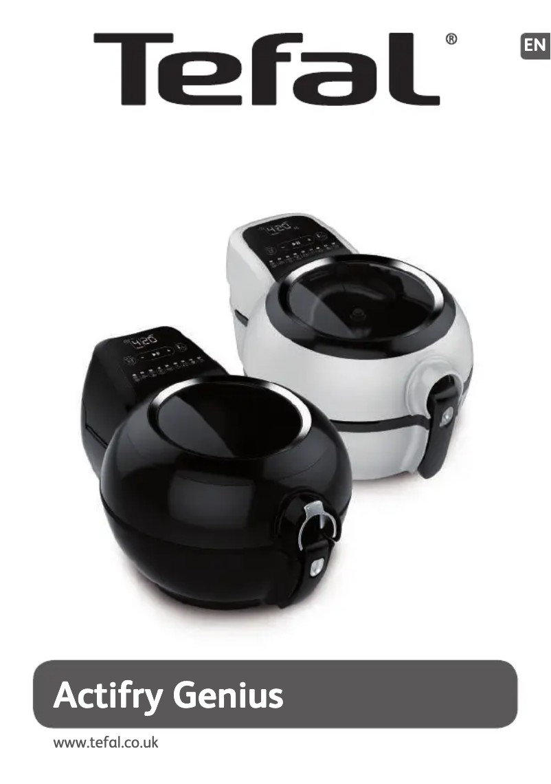 Imagen de la primera página del manual del dispositivo ActiFry Genius XL AH9608