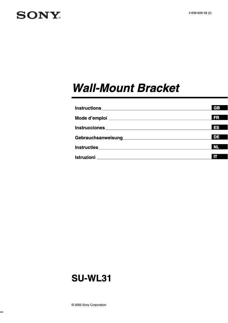 Página 1 del manual Manual de usuario Sony KLV-S32A10