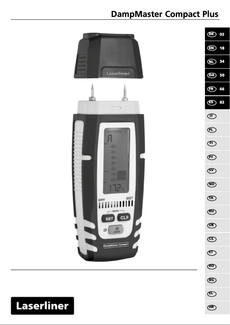 Página 1 del manual Manual de usuario Laserliner DampMaster Compact Plus
