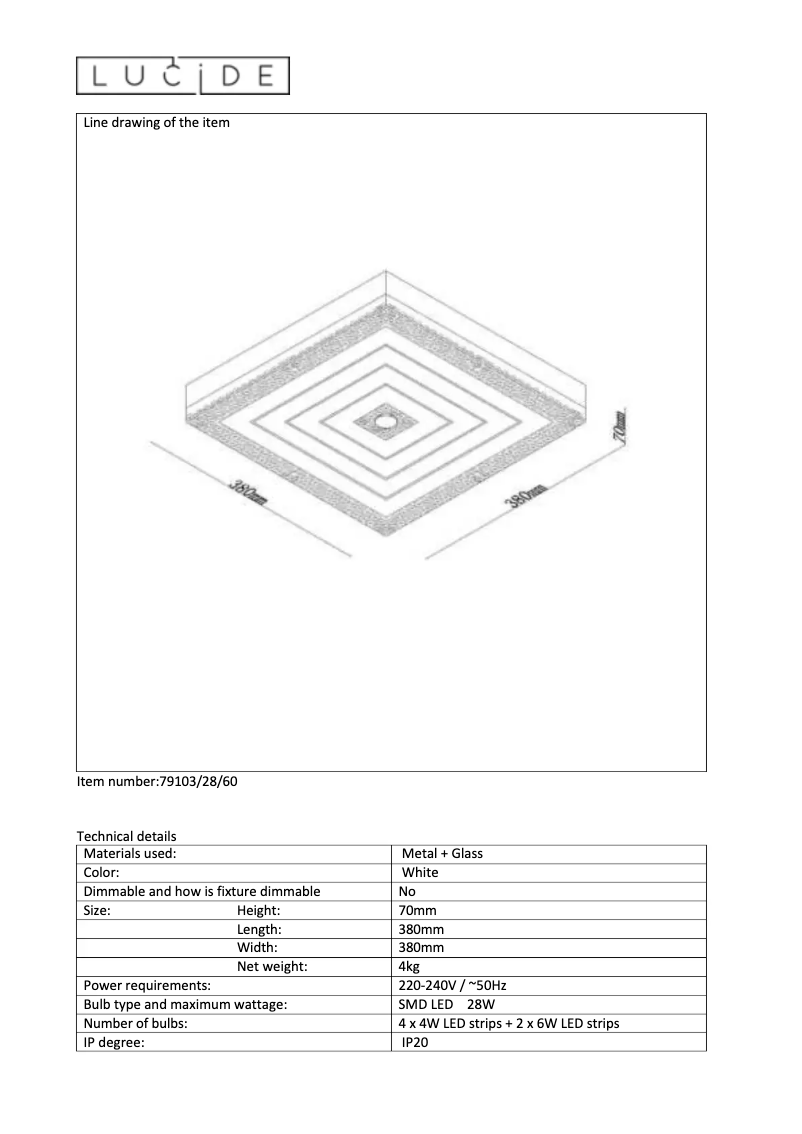 Página nº 1 - Manual de usuario Lucide Vivi