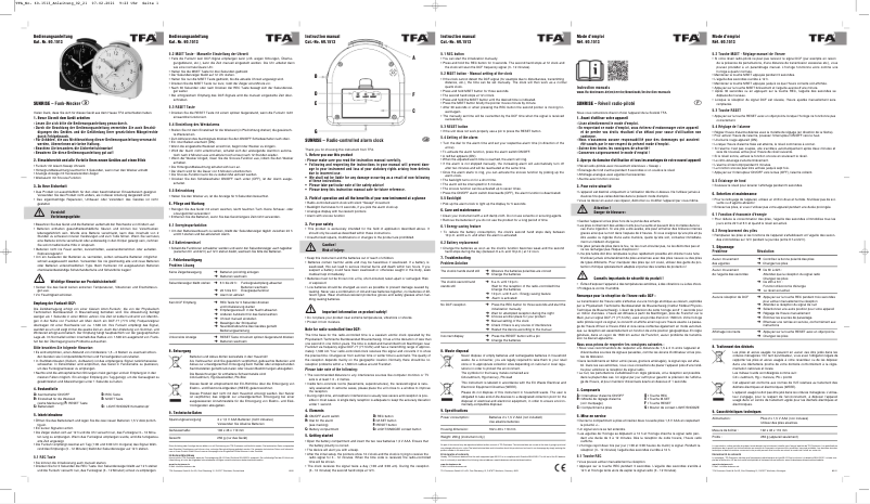 Página nº 1 - Manual de usuario TFA Sunrise 60.1513.01