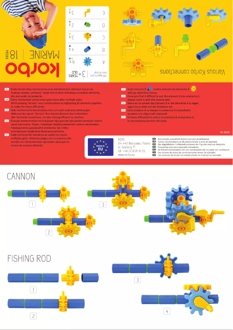 Página 1 del manual Manual de usuario Korbo Marine 18