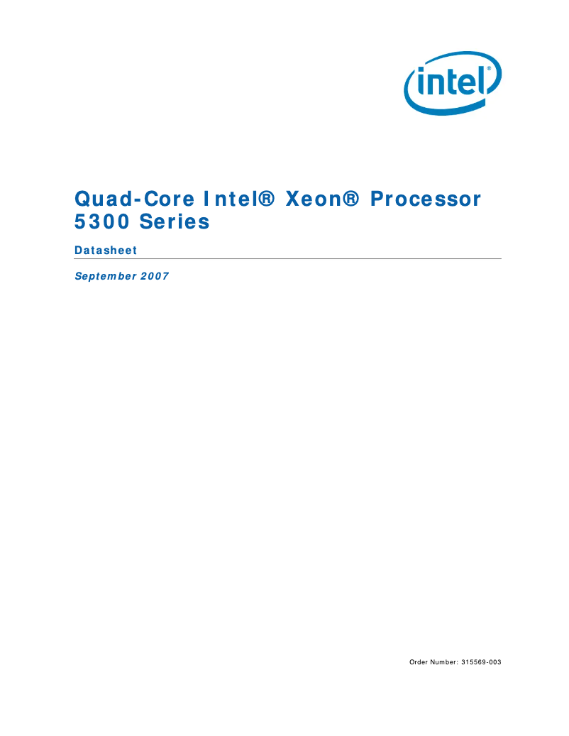 Página nº 1 - Manual de usuario Fujitsu Intel Xeon L5335