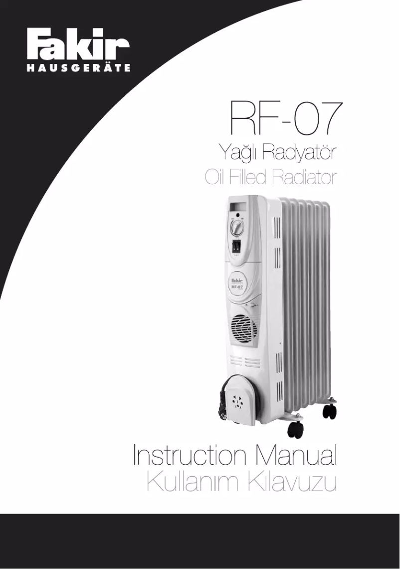 Imagen de la primera página del manual del dispositivo RF 07 Turbo