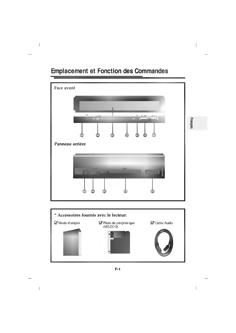 Imagen de la primera página del manual del dispositivo CRD-8521B