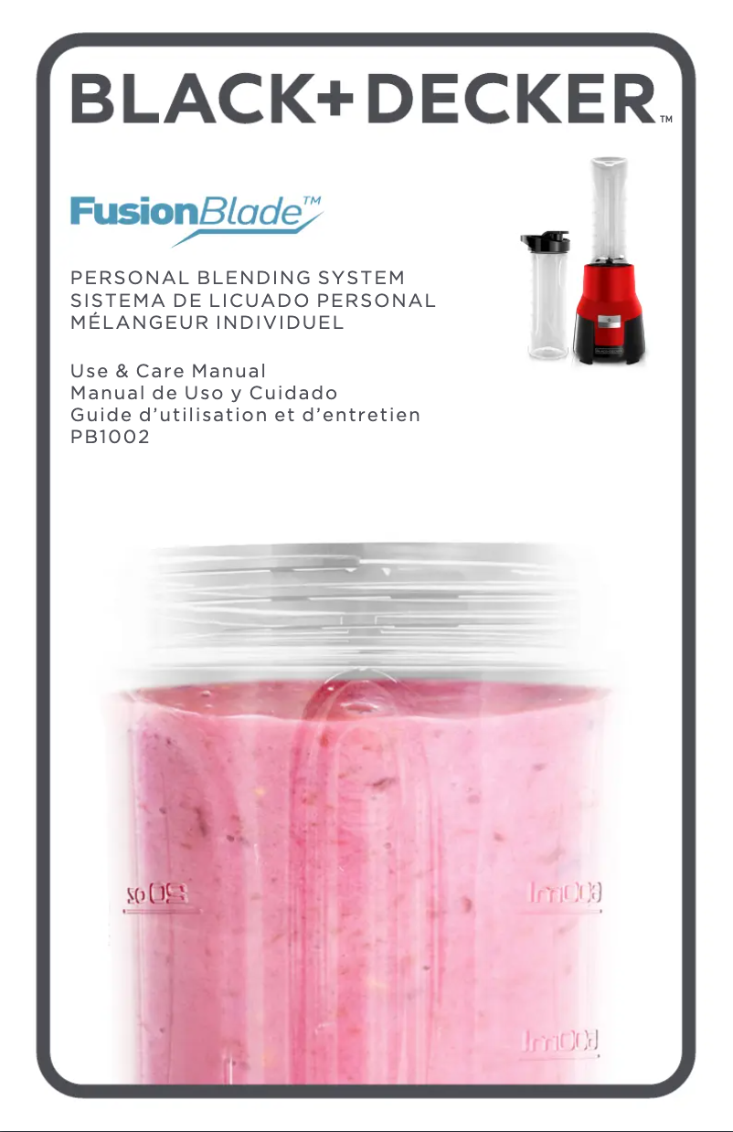 Página 1 del manual Manual de usuario Black & Decker PB1002