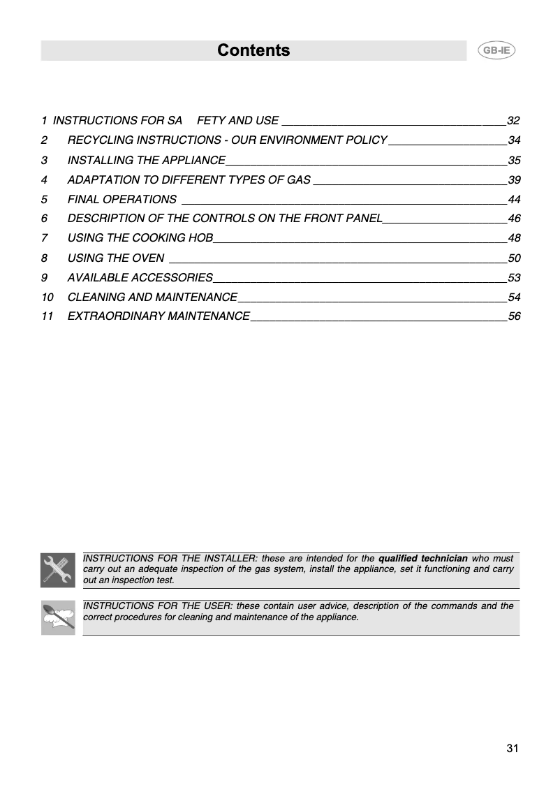 Imagen de la primera página del manual del dispositivo CX81GVET