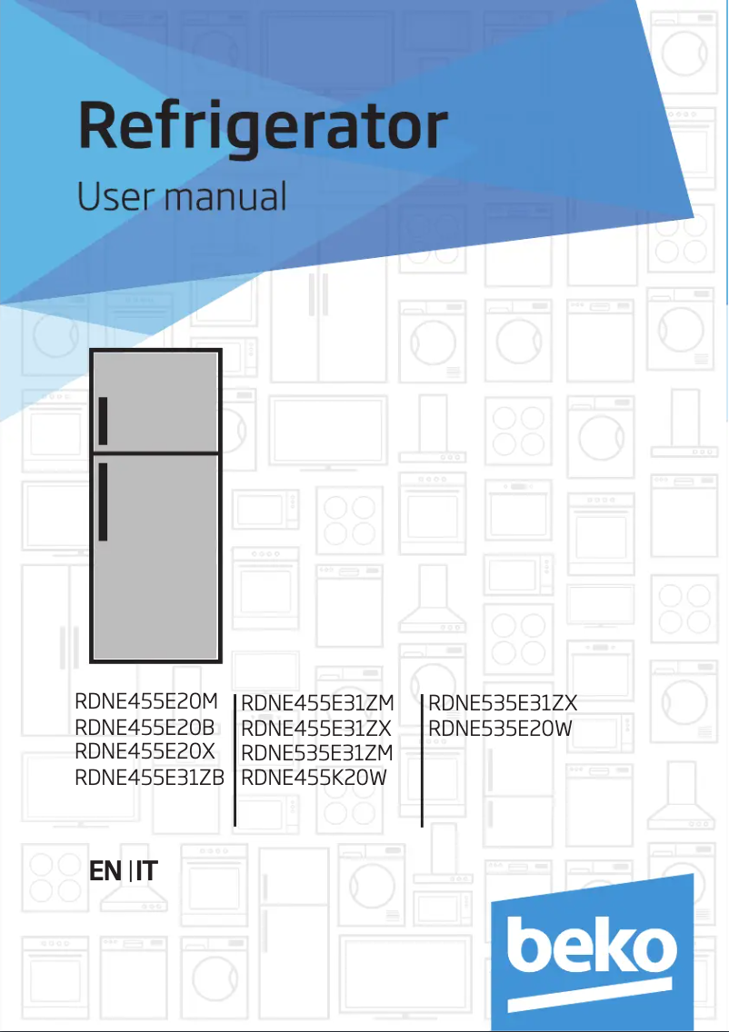 Página 1 del manual Manual de usuario Beko RDNE535E20W
